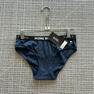MERINO WOOL FOLO brief - midnight terrazzo